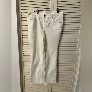 Sonoma White Corduroy Pants